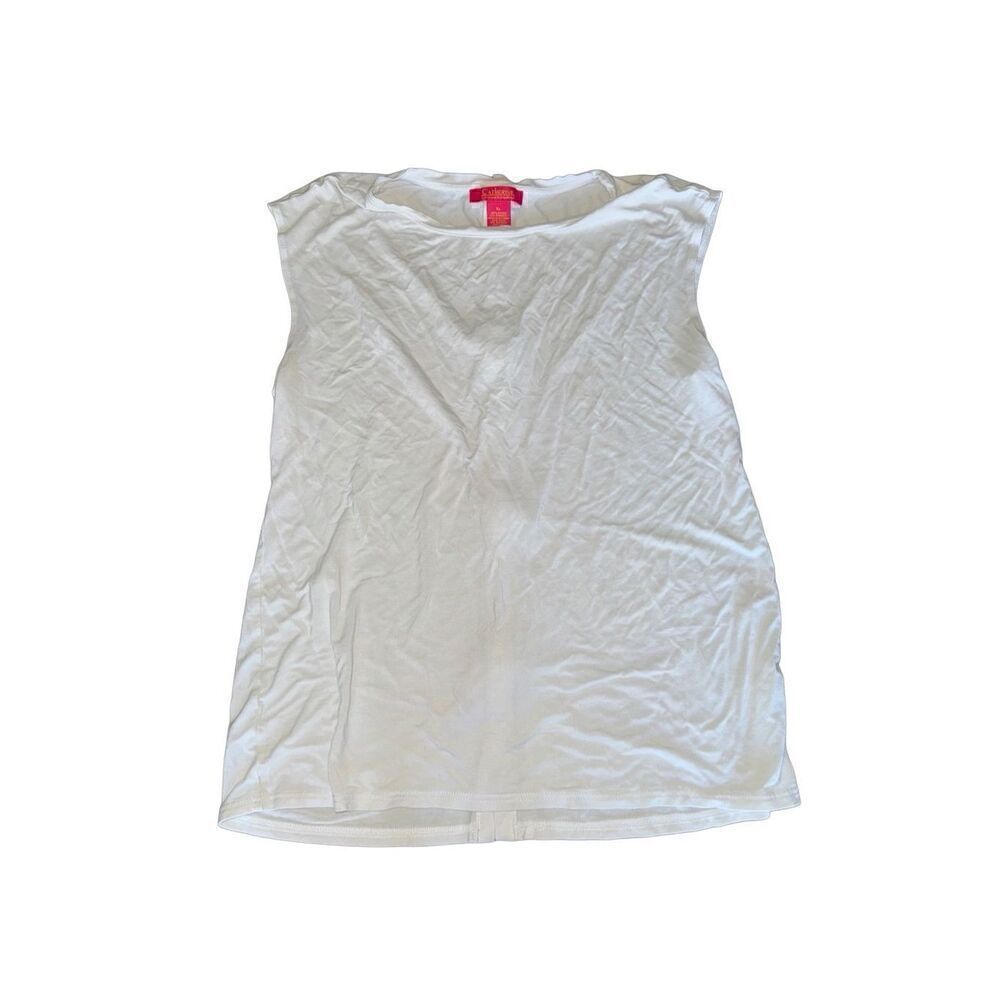 Catherine Malandrino sleeveless top with bows down back